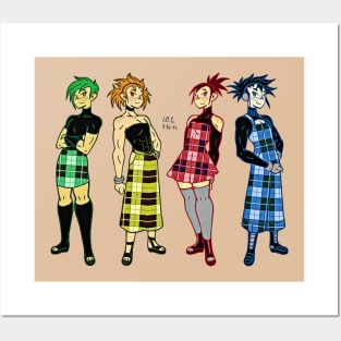 Plaid Seasons Posters and Art